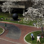 spring on campus