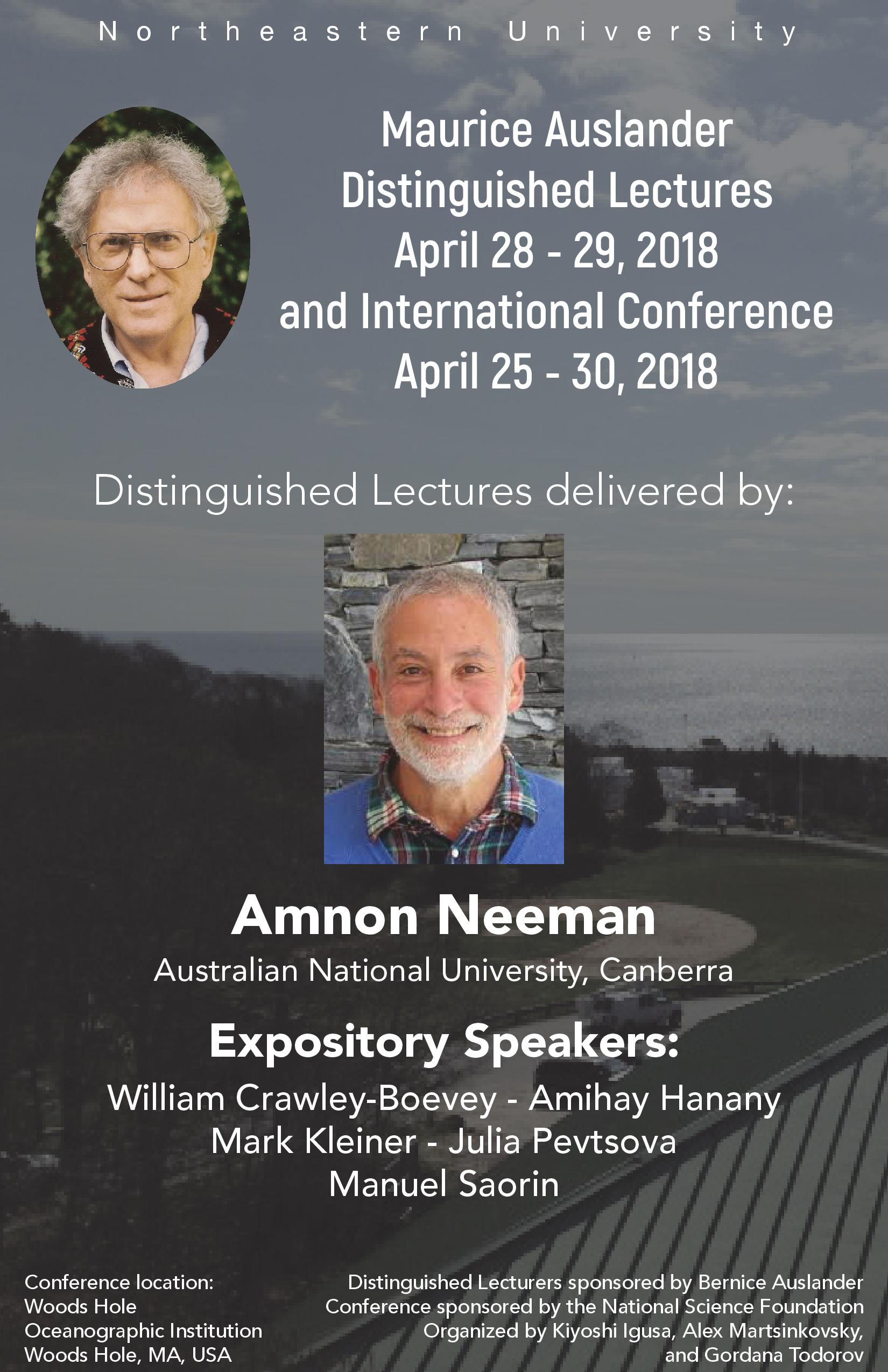 Auslander Conference Mathematics Department