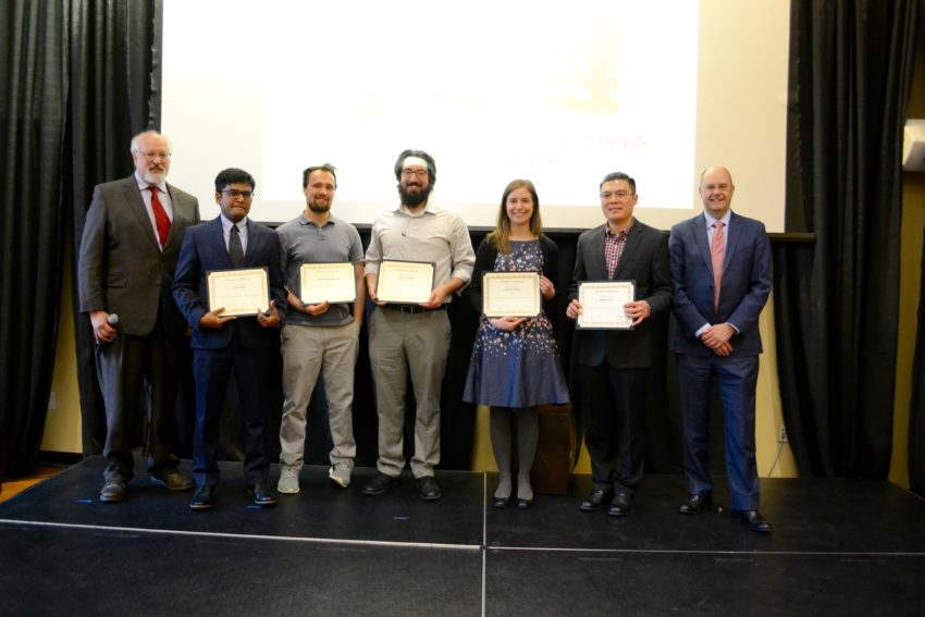 2018 College of Science Dean’s Awards for Graduate Student Excellence
