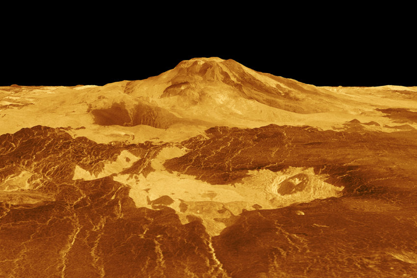 photo of the surface of Venus