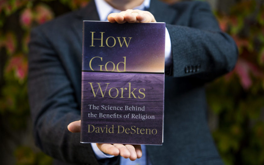 Photo of David DeSteno's book "How God Works"