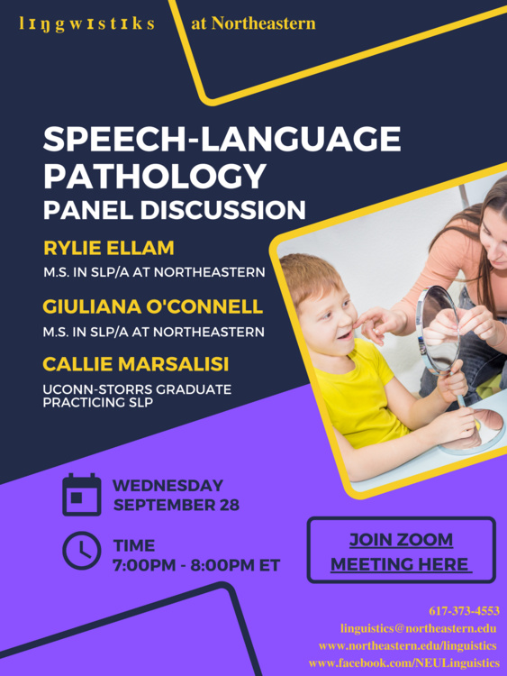 Speech-Language Pathology Alumni Panel Discussion