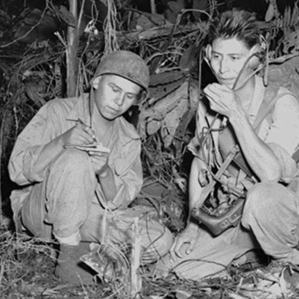 Navajo Code Talkers during World War II