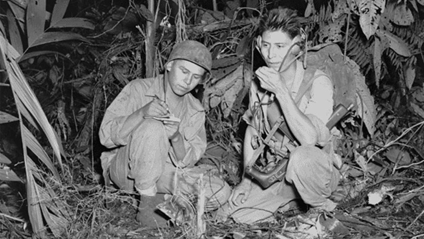 Navajo Code Talkers during World War II