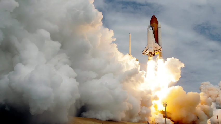 The space shuttle Atlantis lifts off from the Kennedy Space Center on Friday, July 8, 2011.