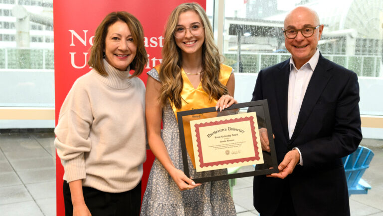 Biochemistry student awarded Senior Leadership Award