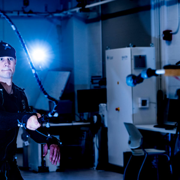 Researchers at Northeastern University’s Action Lab are analyzing the movements of whip experts like Jack Lepiarz, known as Jack the Whipper, to understand more about how humans manipulate complex objects.