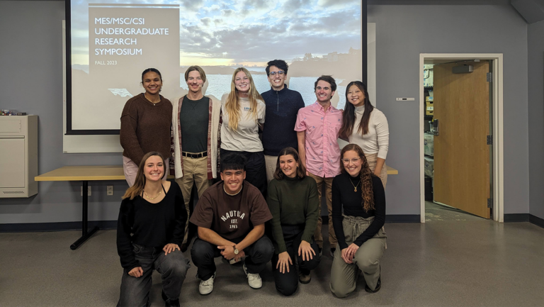 Wrapping up the MES Fall 2023 Undergraduate research experience in style!