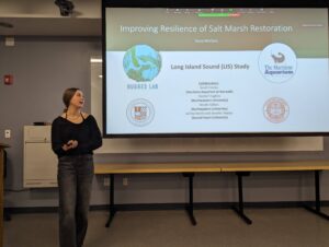 Tessa presents research at the MES Undergraduate Symposium.