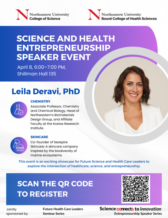 Science and Health Entrepreneurship Speaker Series – Leila Deravi