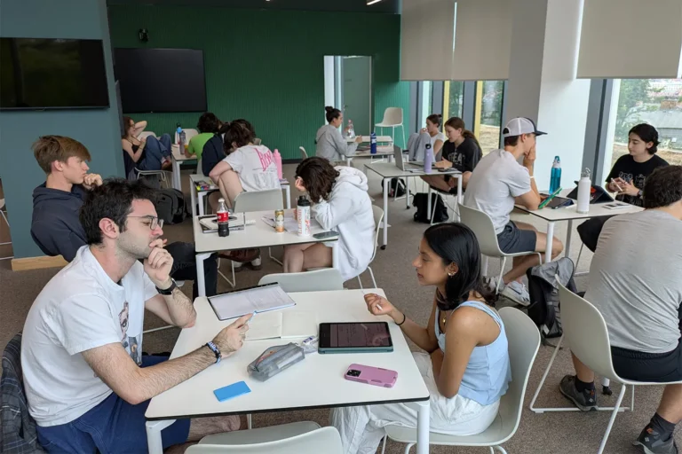Northeastern students tackle math challenges in Budapest with problem-solving skills