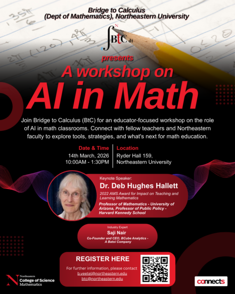 Bridge to Calculus: AI in Math Education Workshop - Northeastern ...