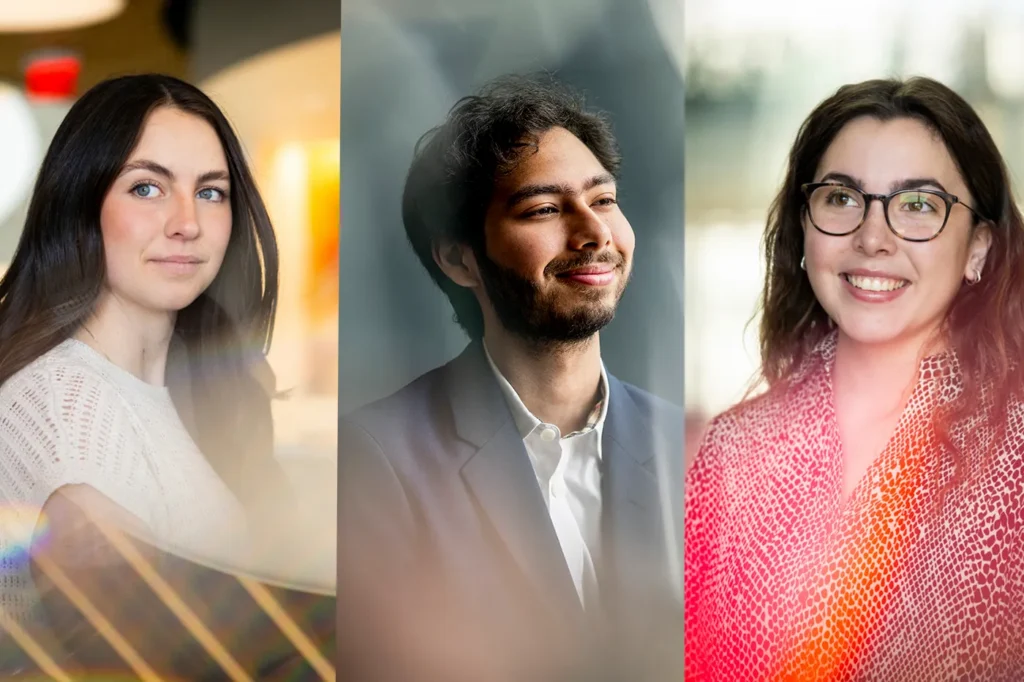 Maren Ritterbuck, Numair Elahi and Sophia Guerra